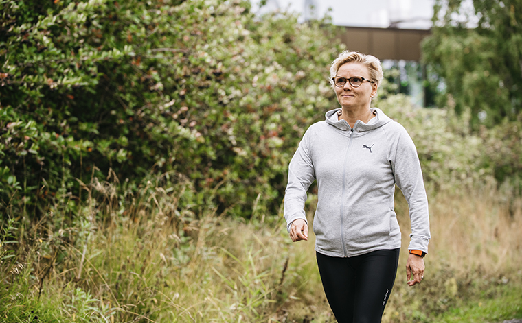 Astma ei enää vaivaa Kirsi Kämäräistä.